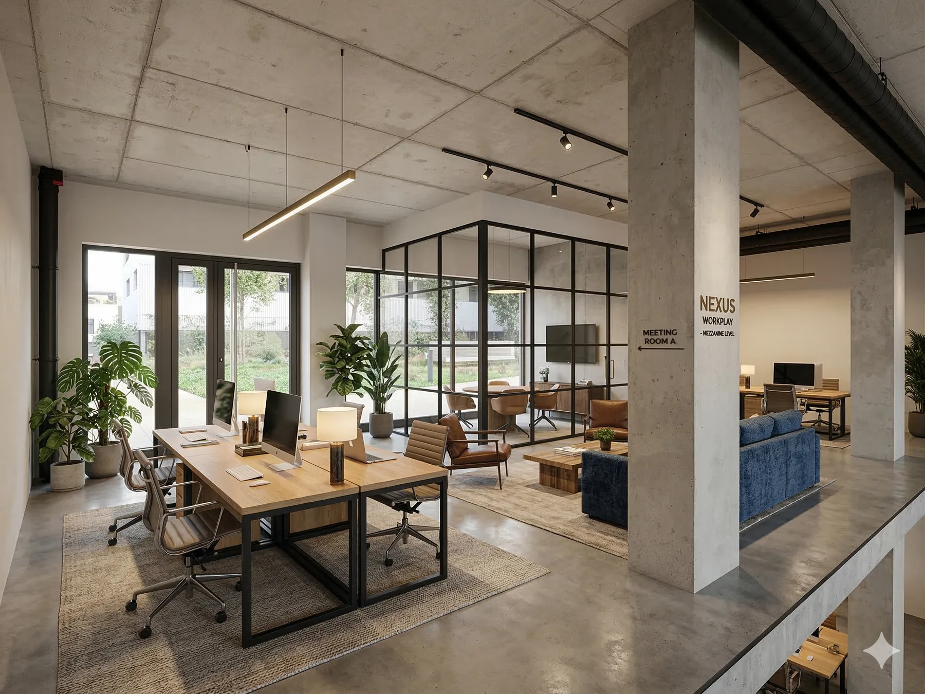 Salle de réunion premium avec visioconférence à Montpellier — Nexus WorkPlay